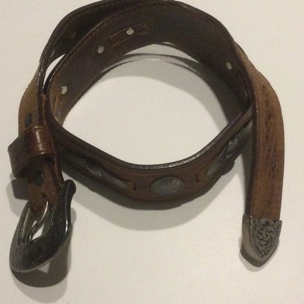 Leather Western Belt